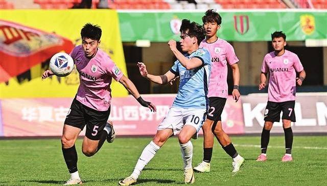 网上买球怎么买 -2比(bǐ)0完胜大连英博B队 山西男足主场首胜